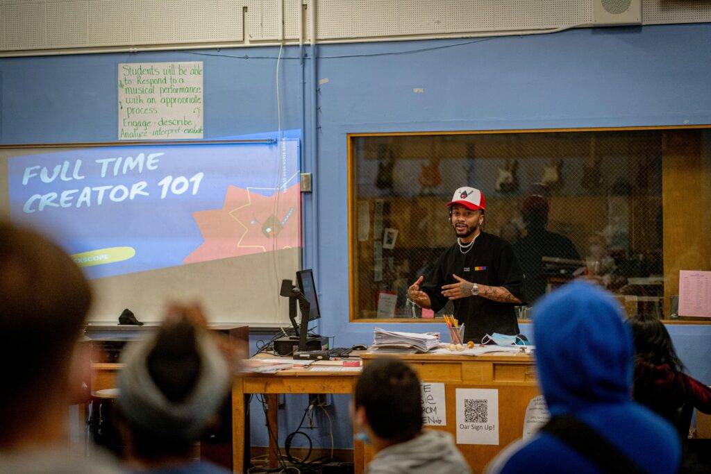 lexscpoe teaching a class
